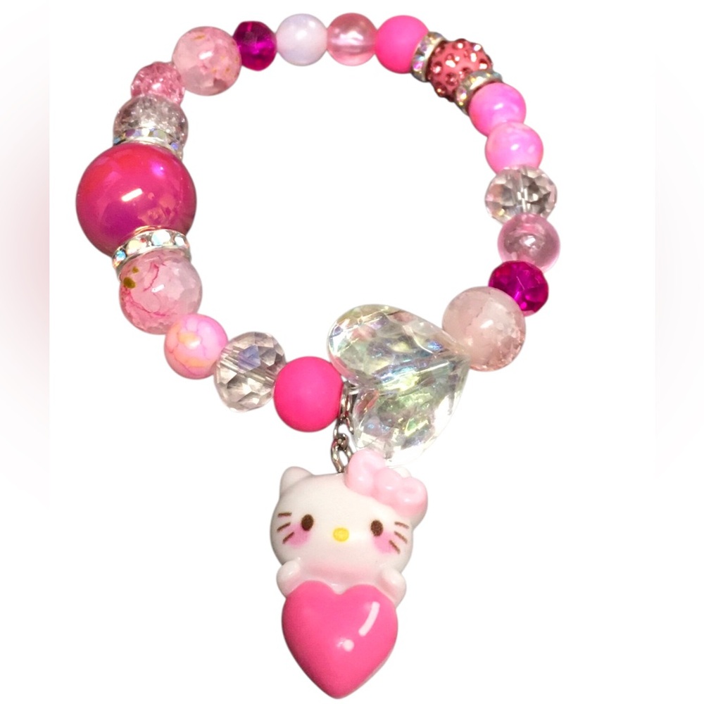 Hello Kitty Stretchy Beaded Bracelet 🎀